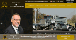 Desktop Screenshot of oficinalegaldeaccidentes.com